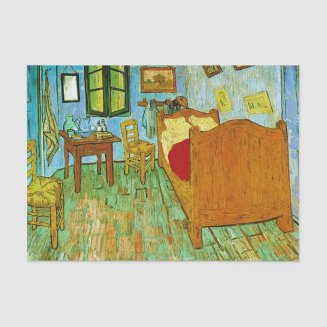 Papier Mousseline Chambre à Arles (F484) Van Gogh Art (Recto)
