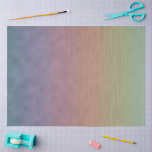 Papier Mousseline Champ pastel feutré