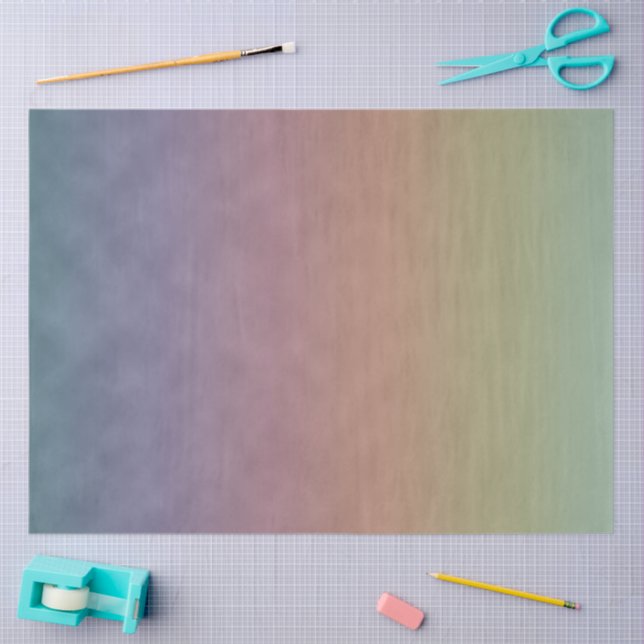 Papier Mousseline Champ pastel feutré (Artisanat)