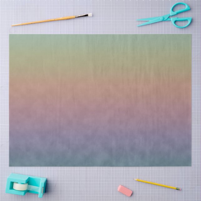Papier Mousseline Champ pastel feutré (Artisanat)