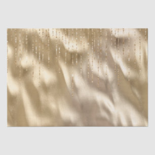 Papier Mousseline Champagne Gold Glam Sparkle Strings Mariage