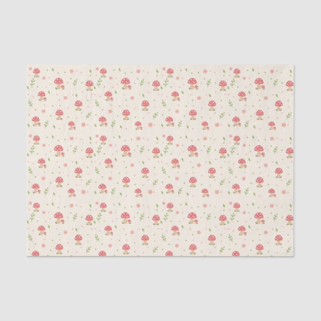 Papier Mousseline Champignon Mignon (Recto)