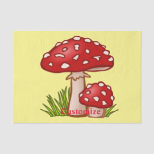 Papier Mousseline Champignons Amanita Rouge Thunder_Cove