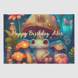 Papier Mousseline Champignons de grenouille mignon magiques