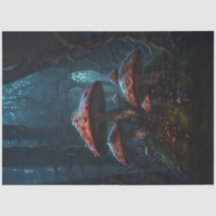 Champignons Moody Rouge - Un Découpage Dreamscape