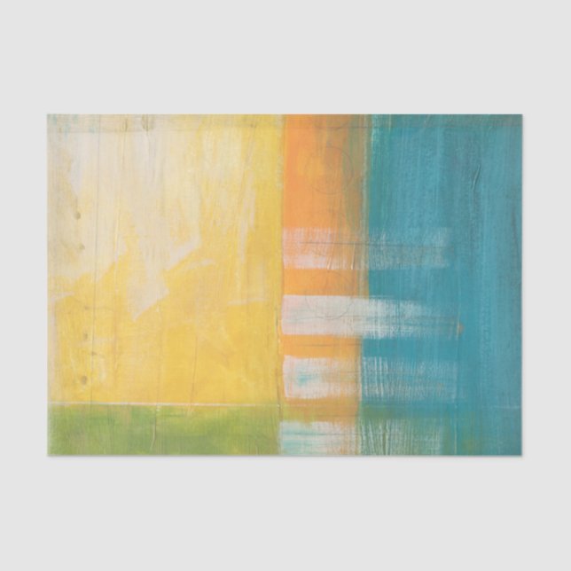 Papier Mousseline Champs Citrus I (Recto)