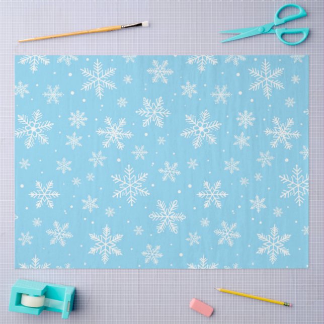 Papier Mousseline Chanson de la Neige (Artisanat)