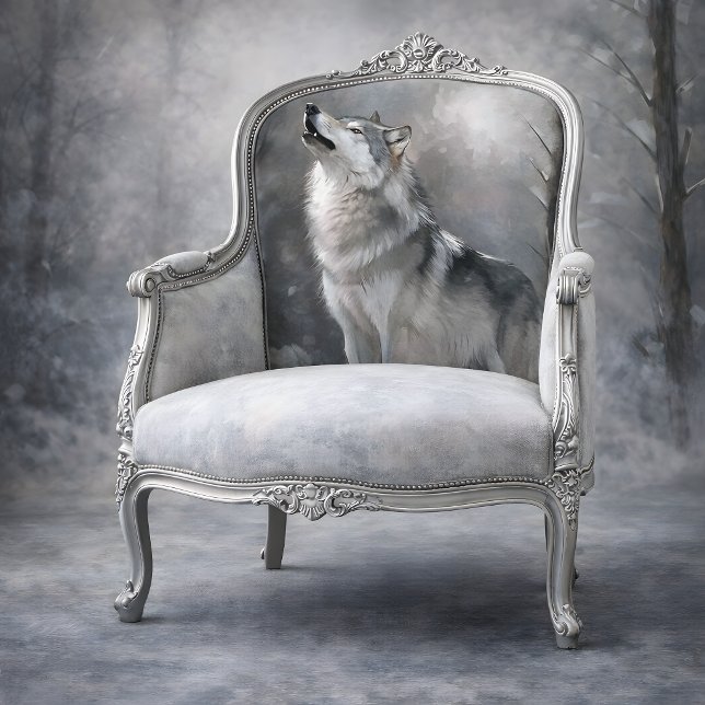Papier Mousseline Chanson d'hiver en découpage (Winter Song Decoupage Tissue Paper Mockup)