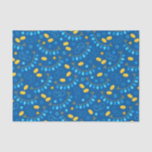 Papier Mousseline Chanukah Dreidel Bannières Gelt Cadeaux bleu<br><div class="desc">Papier mouchoir Chanukah amusant pour les enfants ou les cadeaux pour adultes. Mélangez et appariez avec notre autre collection d'enveloppes-cadeaux Chanukah.</div>