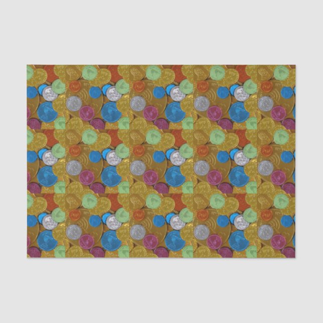 Papier Mousseline Chanukah Gelt (Recto)