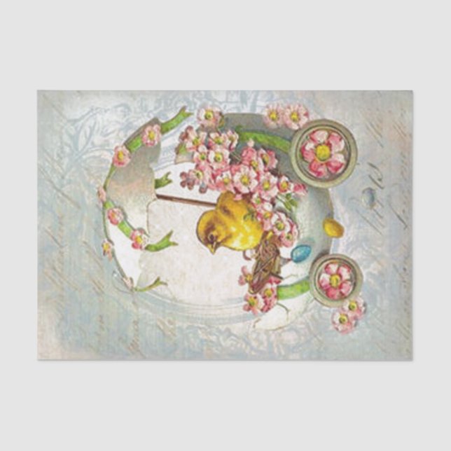 Papier Mousseline Char de Pâques (Recto)