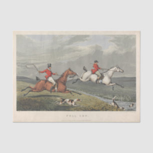 Papier Mousseline Charles Bentley   Chasse au renard : à pleine voie