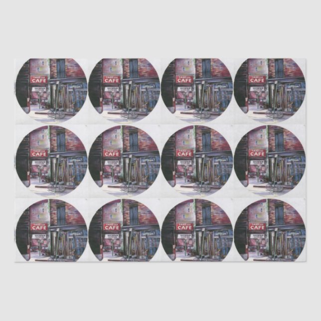 Papier Mousseline Charme de Fanelli, New York (Recto)