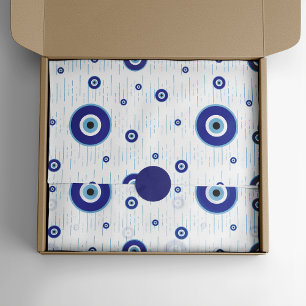Papier Mousseline Charme des yeux bleu nazi