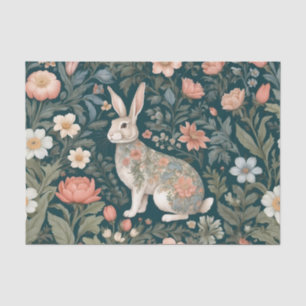 Papier Mousseline Charme Rabbit William Morris Inspiré Floral