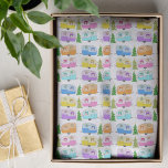 Papier Mousseline Charming Christmas Camper Vintage Trailer RV Xmas<br><div class="desc">J'espère que vous aimez cette jolie conception de papier de fête,  consultez ma boutique pour plus de couleurs et d'autres modèles plus des articles assortis comme des sacs cadeaux,  des tasses,  du papier d'emballage et des cartes.</div>