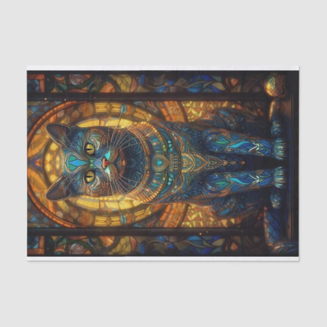 Papier Mousseline Chat en verre (Recto)