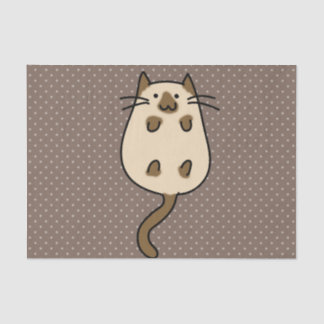 Papier Mousseline Chat mignon