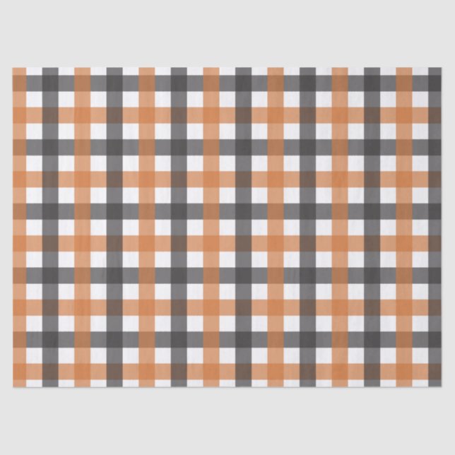 Papier Mousseline Chat noir et Citrouille pas effrayant Halloween (Recto)