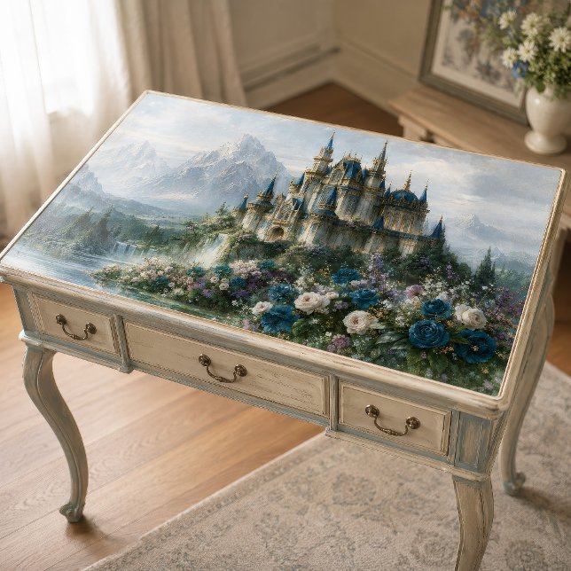 Papier Mousseline Château de Blue Mountain découpage (Créateur téléchargé)