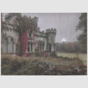 Papier Mousseline Château découpé du lierre qui murmure en Irlande