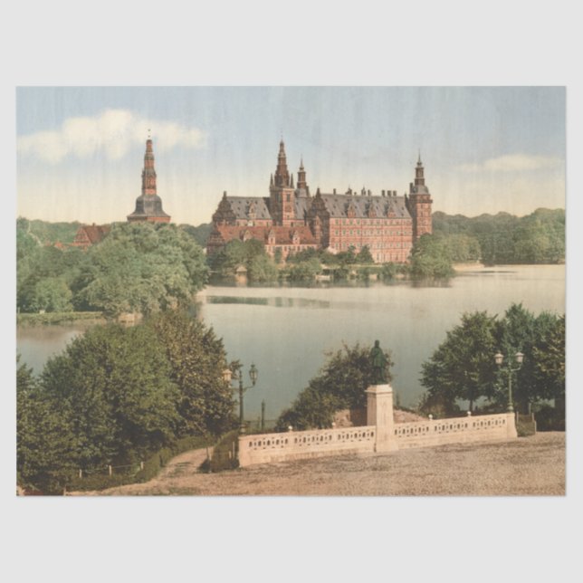 Papier Mousseline Château I, Copenhague, Danemark de Fredericksborg (Recto)