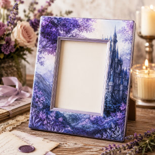 Papier Mousseline Château Indigo Gothique à Flèche de l'Aquarelle Po