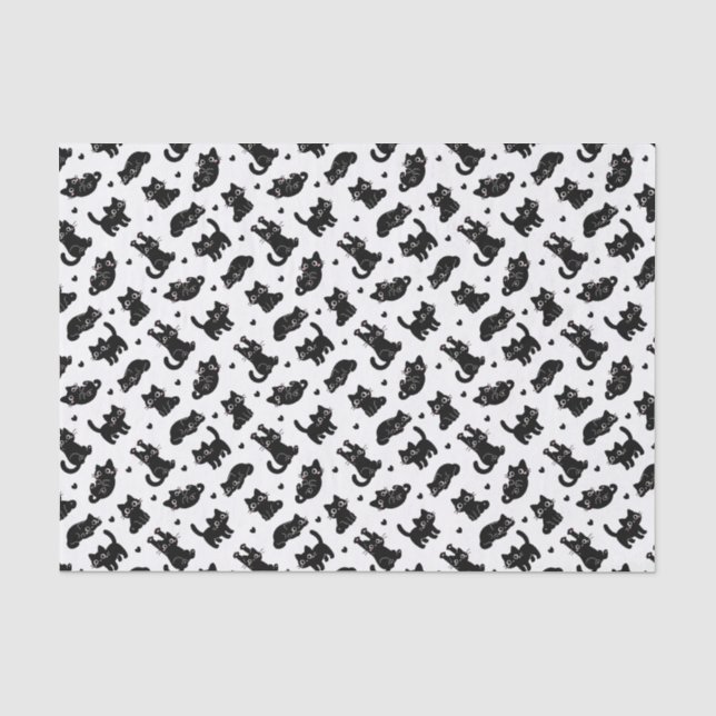 Papier Mousseline Chats (Recto)