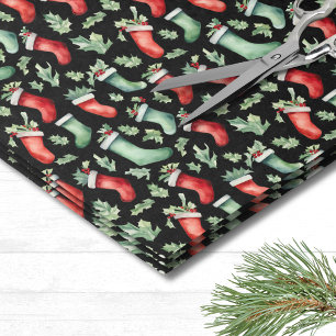 Papier Mousseline Chaussette de Noël de Fêtes
