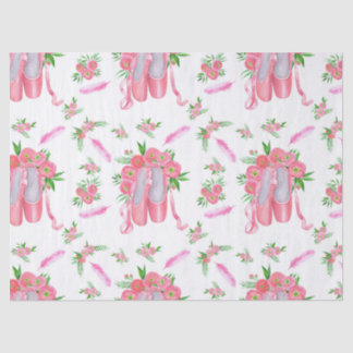 Papier Mousseline Chaussons de ballet (Design 12) Découpage