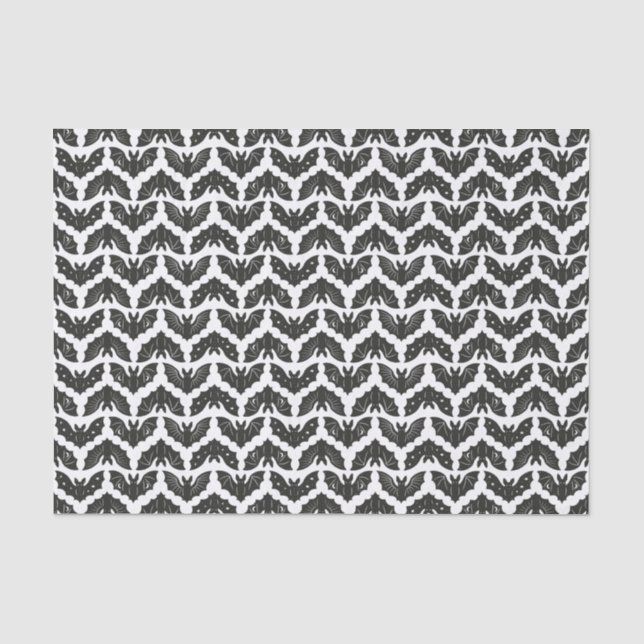 Papier Mousseline Chauves-souris (Recto)
