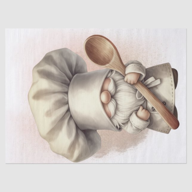 Papier Mousseline Chef Cuisine Gnome (Recto)