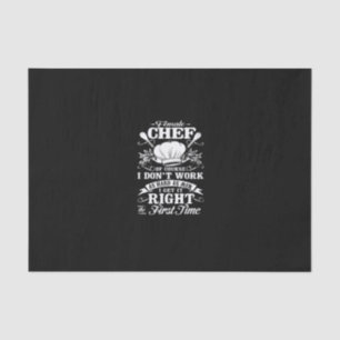 Papier Mousseline chef féminin bien sûr je ne travaille pas aussi du