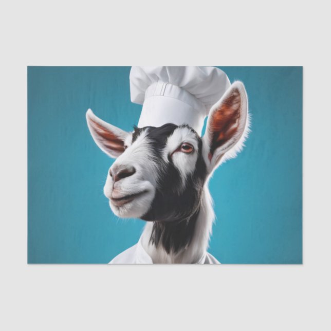 Papier Mousseline Chef Goat (Recto)