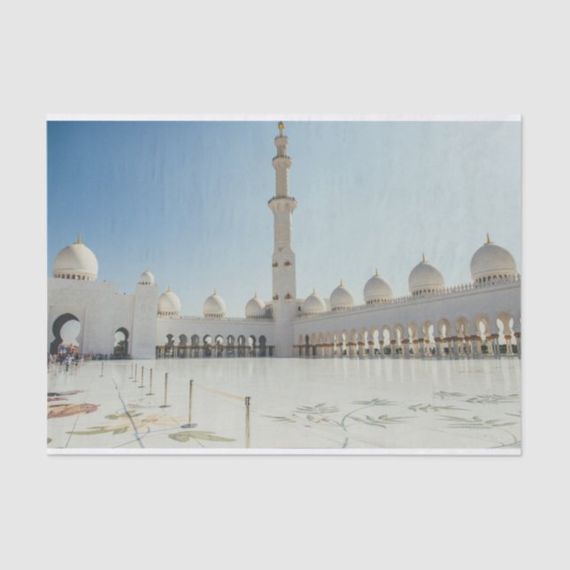 Papier Mousseline Cheik Zayed Grand Mosque, Abu Dhabi (Recto)