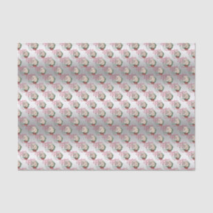 Papier Mousseline CHÈQUE Voeux de Noël Bébé Chèvre Baisers Angora