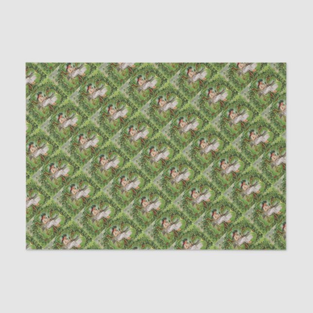 Papier Mousseline Cher petit Shamrock (Recto)