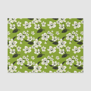 PAPIER MOUSSELINE CHERRY BLOSSOM - SAKURA (MATCHA GREEN)