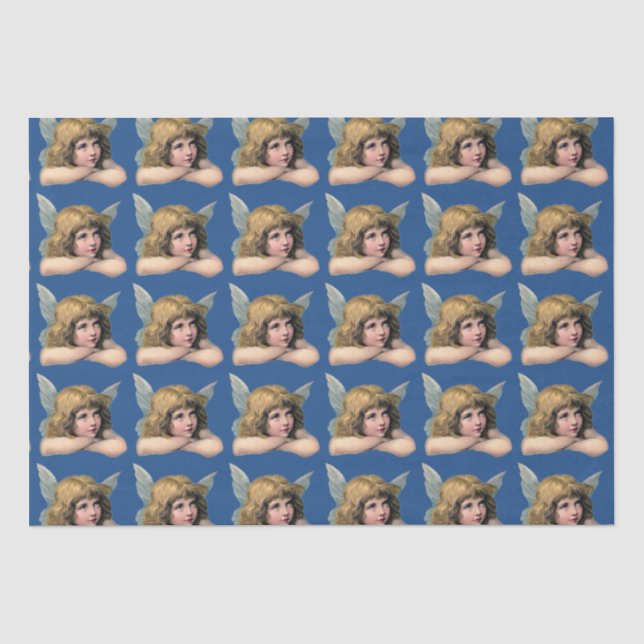 Papier Mousseline Cherubs vintages (Recto)