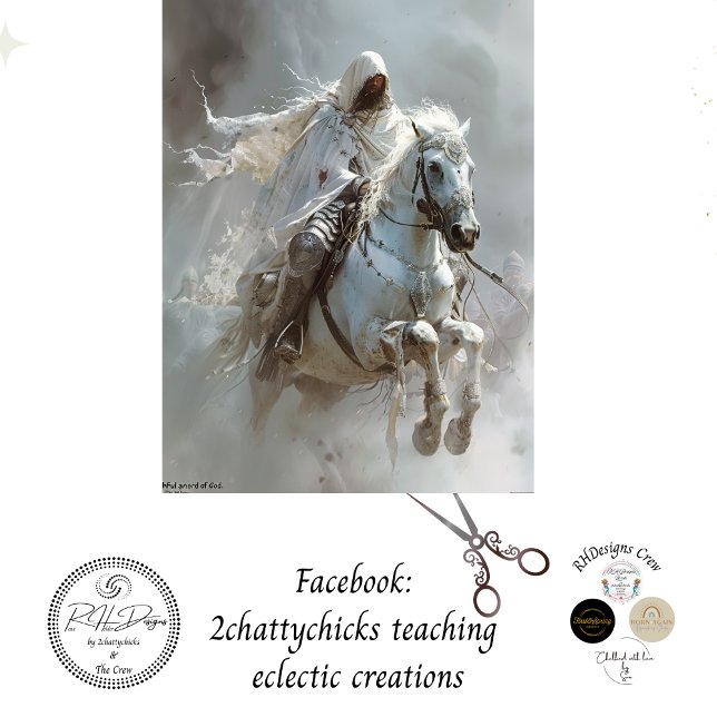 Papier Mousseline Cheval blanc de la découpage d'Apocalypse (Créateur téléchargé)