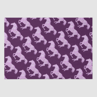 Papier Mousseline Cheval de l'Aigle rose