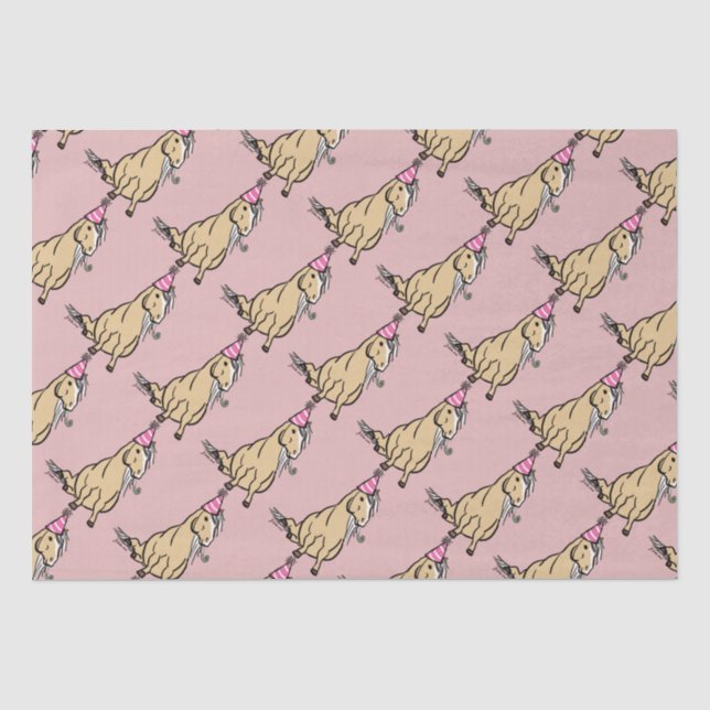 Papier Mousseline Cheval Lover (Recto)