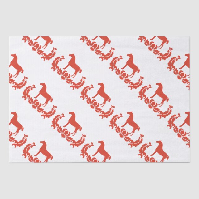 Papier Mousseline Cheval Lover (Recto)