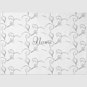 Papier Mousseline Cheval sauvage Thunder_Cove