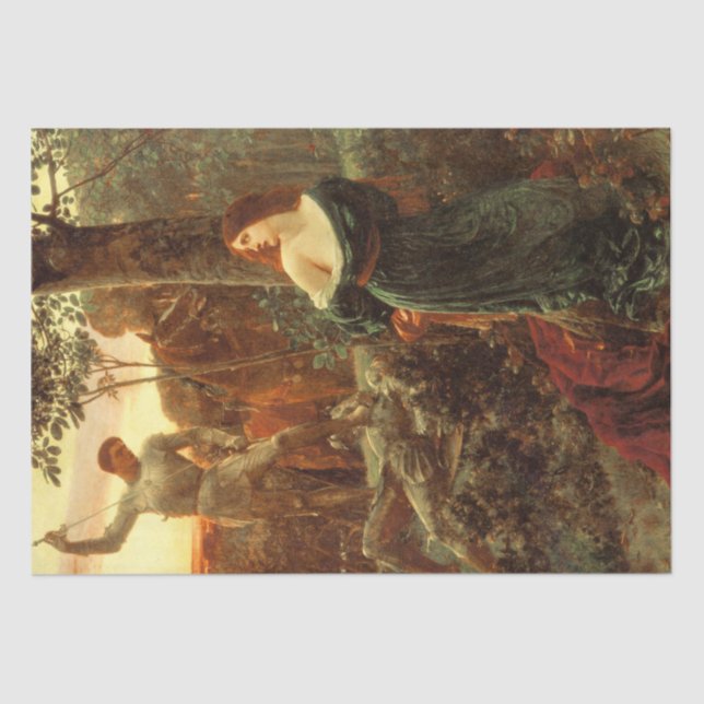 Papier Mousseline Chevalerie (par Frank Dicksee) (Recto)