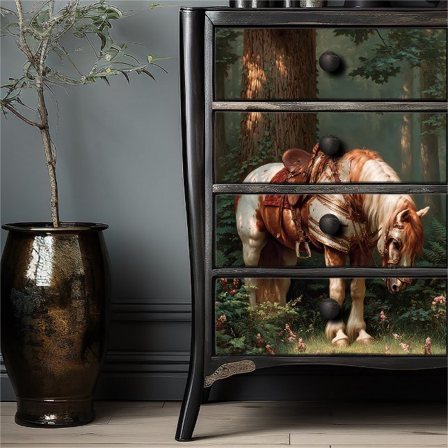 Papier Mousseline Chevalier de guerre Knightcore | Cheval du chevali (Créateur téléchargé)