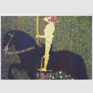 Papier Mousseline Chevalier d'or, Gustav Klimt