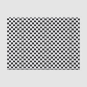 Papier Mousseline Chic Chic Chic Chic White Checks À damiers Cadeaux