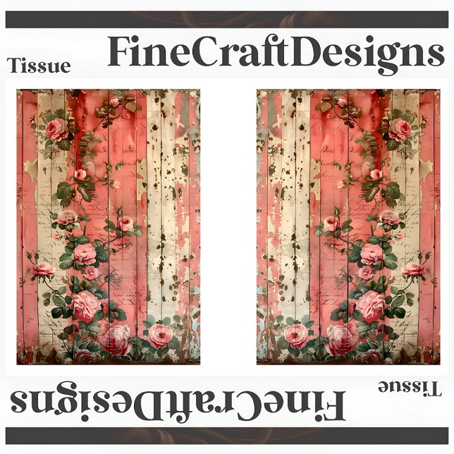 Papier Mousseline Chic Chic Roses Roses Roses Roses Roses Roses Rose (Créateur téléchargé)