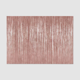 Papier Mousseline Chic Rose Gold Glam Tinsel Stripes Noël